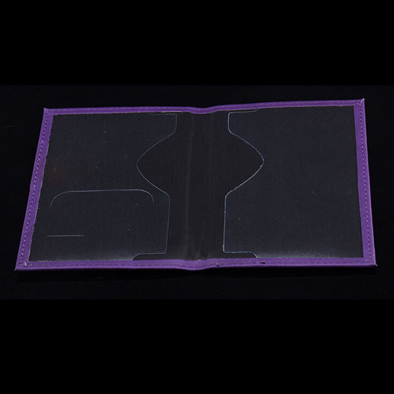 Newwellknownnice ผู้หญิงผู้ชายผู้ถือหนังสือเดินทางหนัง Faux Travel Passport Cover Card Case Holder TH