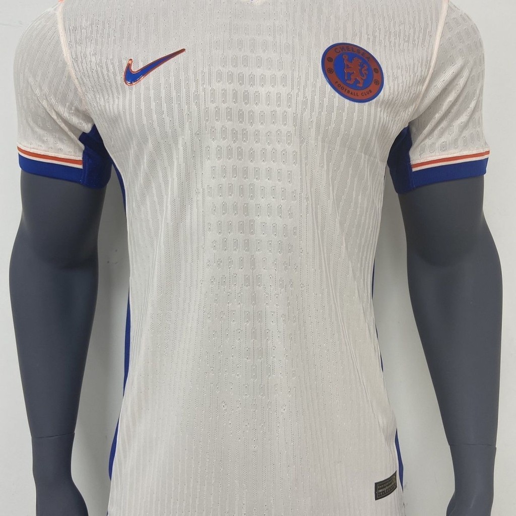 24-25 สไตล์ใหม่ Chelsea Away Player Edition เสื้อฟุตบอล Jersey Quick-Drying Breathable Short-Sleeved Top