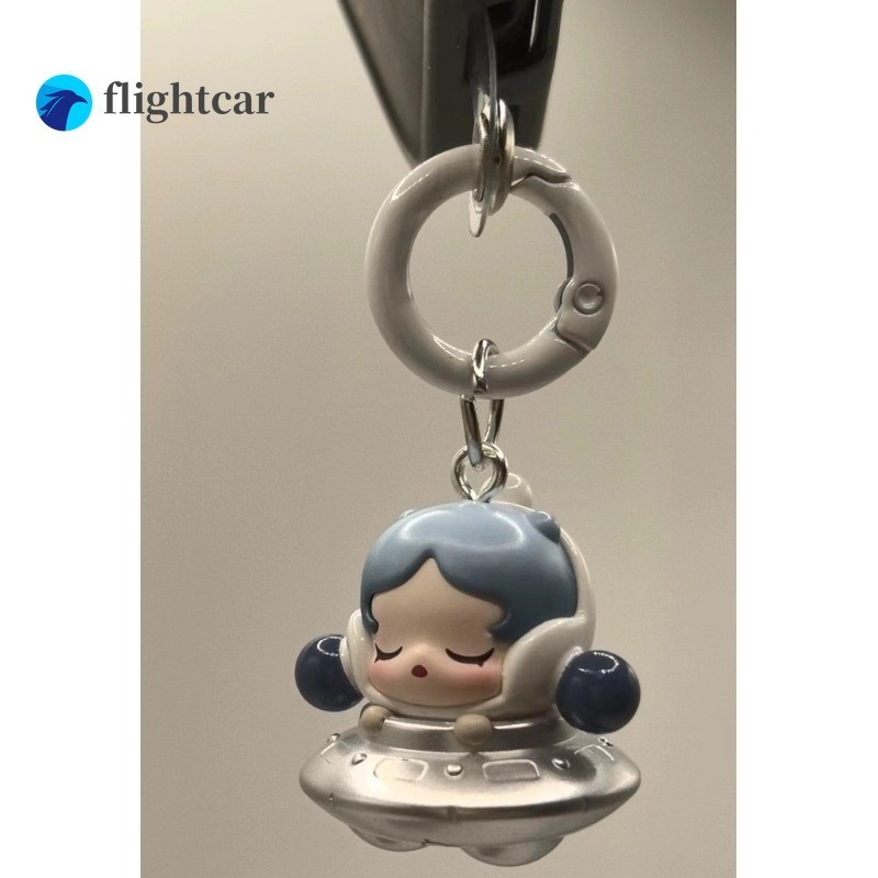 (FT) ราคาสบายประณีตของ Pop Mart G โทรศัพท์มือถือ Key Ring Flash Limited UFO Stars ทางเลือกใดๆ