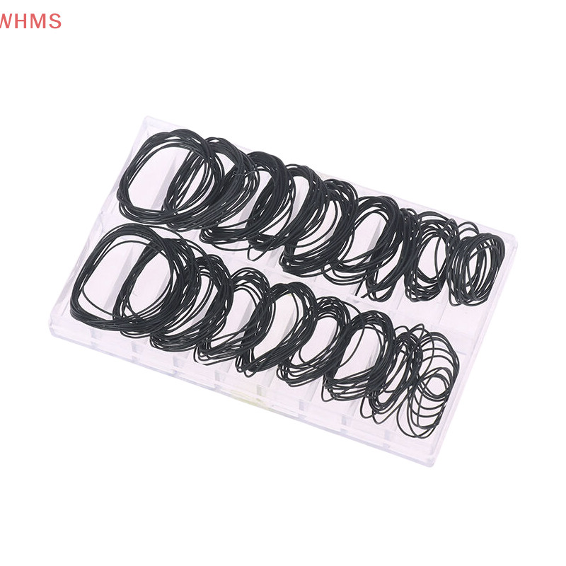 (WHMS) 200 ชิ้น/กล่อง 0.5/0.6 มม.นาฬิกากลับกรณียางกันน้ํา O-Ring ปะเก็นซ่อมเครื่องมือสําหรับช่างซ่อมนาฬิกาซ่อมเครื่องมืออุปกรณ์เสริม