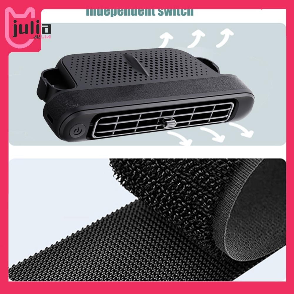 [Julia1.th] พัดลมติดรถยนต์ USB สําหรับเบาะหลัง 3 ความเร็วพัดลมพนักพิงศีรษะที่นั่งไฟฟ้าสําหรับรถเก๋ง SUV RVs