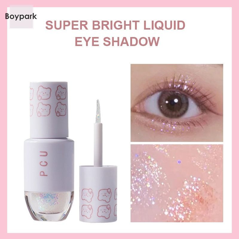 BY.thSuper Shiny Liquid Eye Shadow Body Highlight Liquid กันน้ํา Monochrome Liquid Eye Shadow-BY