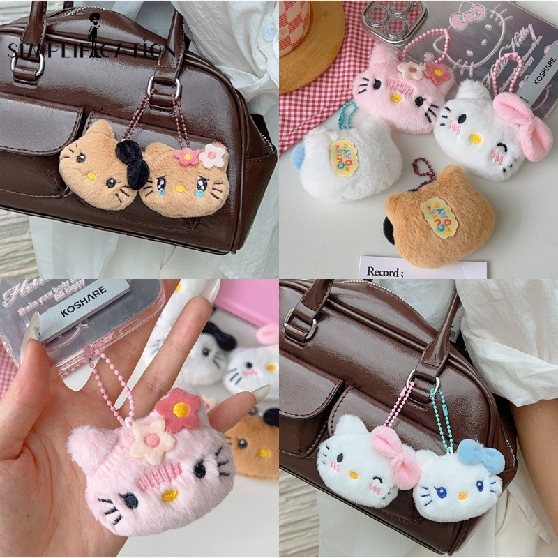 1ชิ้นน่ารักตุ๊กตาตุ๊กตาตุ๊กตาจี้การ์ตูนแมว- น่ารัก ตุ๊กตา ตุ๊กตา กระเป๋าพวงกุญแจ-กระเป๋าเป้สะพายหลังจี้ตุ๊กตาสําหรับสาวของเล่นของขวัญ