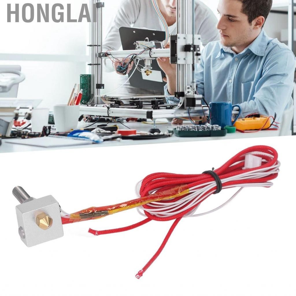 Honglai Hot End MK8 Extruder สำหรับ 3D เครื่องพิมพ์ Hotend หัวฉีด 0.4 มม. Anet A8 I3 Part