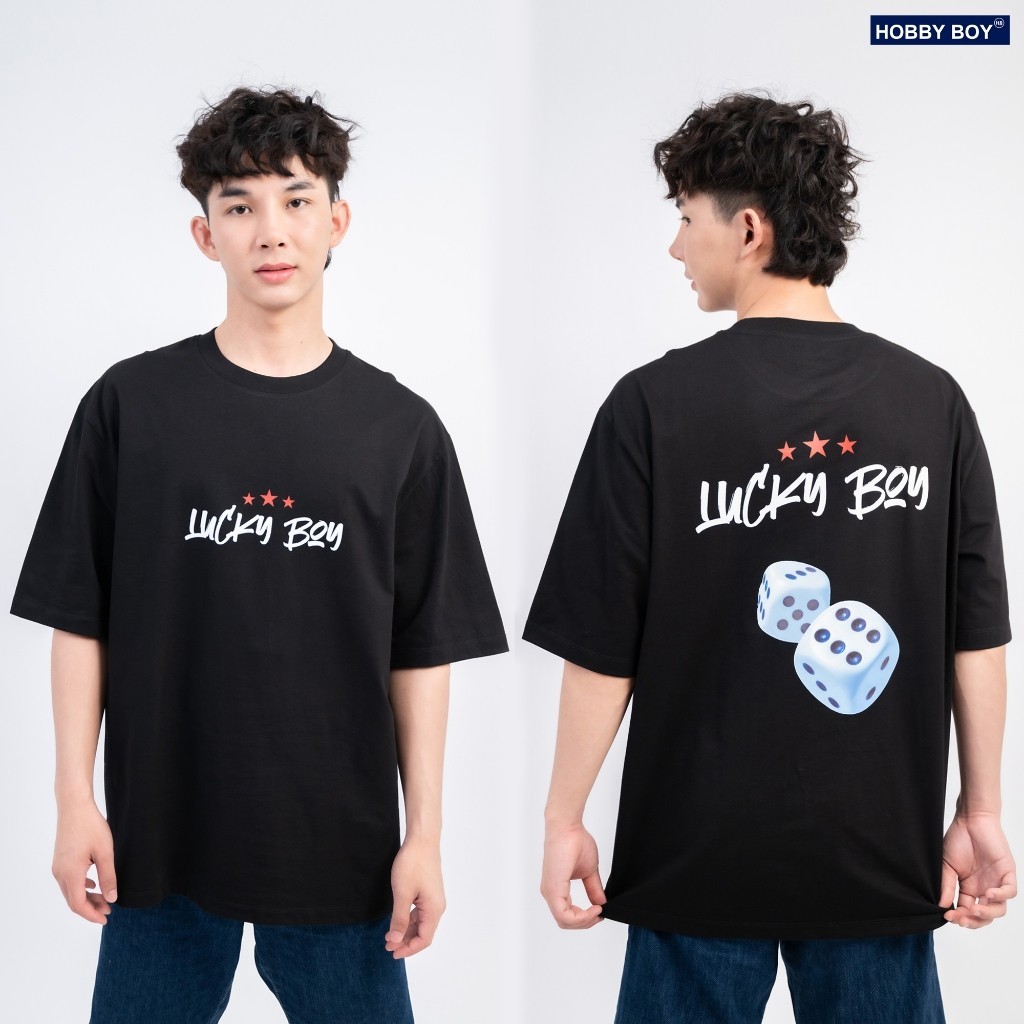 2024 NEW HB05 - เสื้อยืด HOBBY BOY - LUCKY BOYUnisex