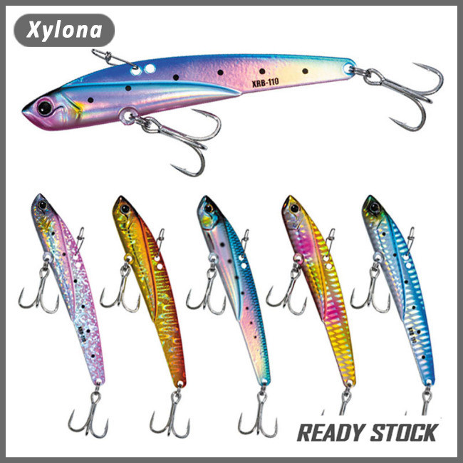 Xy 45g/110 มม.โลหะ Vib Fishing Lure เหยื่อประดิษฐ์ Accesorios Fishing Tackle สําหรับเบสปลาเทราท์น้ําทะเลน้ําจืด