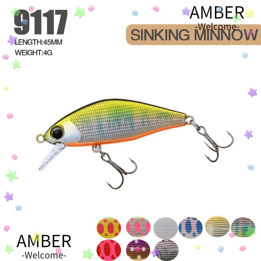 Amber เหยื่อตกปลาเทราท์ ไพค์ เบส เพสก้า อิสเซน หลากสี