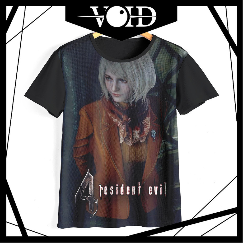 เสื้อยืดเด็ก เสื้อยืดผู้ใหญ่ เกมจัมโบ้ 13RE4 Resident Evil 4 Ashley เสื้อผ้าเด็กเสื้อผ้าผู้ใหญ่เกมจั