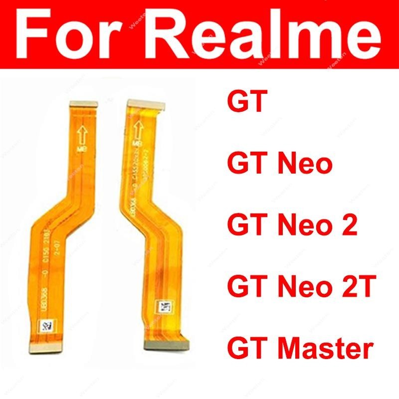 Lcd เมนบอร์ด Flex สําหรับ Realme GT Neo 2 2T Neo Flash GT Master 5G เมนบอร์ดจอแสดงผล LCD Flex Ribbon เปลี่ยน