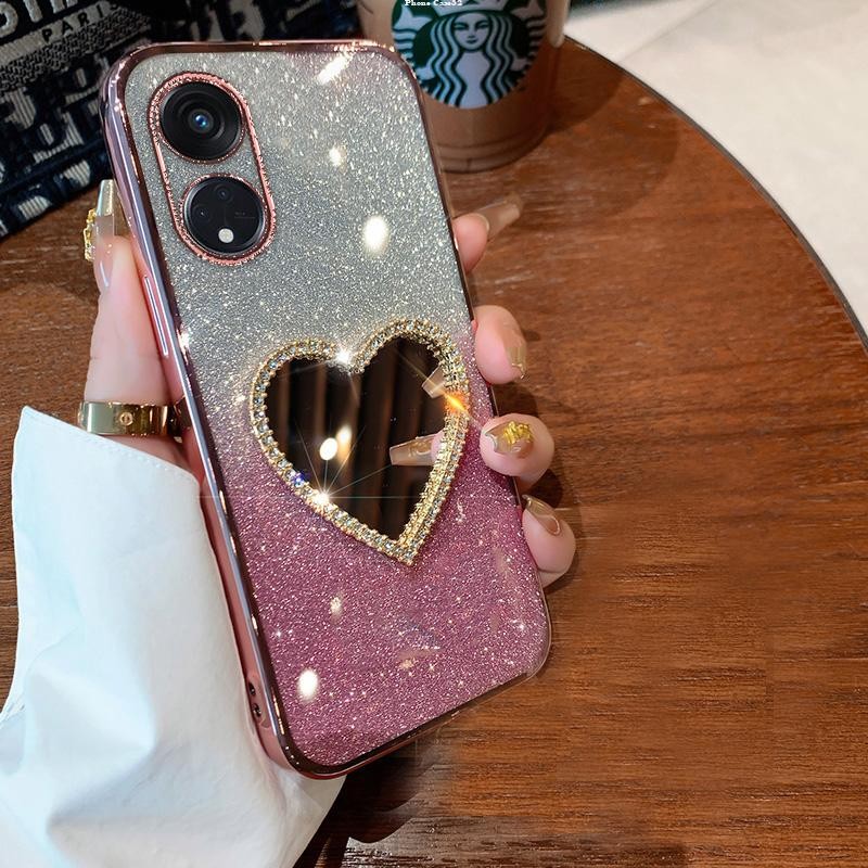 เคสโทรศัพท์สําหรับ Realme C51 C53 C63 C61 C55 C67 C65 C35 C33 C31 C30 C30S C17 C21Y C25Y C25 C25S C21 C12 C15 C11 2021 C20 ฝาหลังกระจกรัก