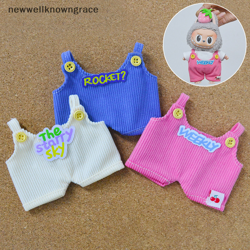 Nwth 17 ซม.น่ารัก Mini Plush ตุ๊กตาเสื้อผ้าชุดอุปกรณ์เสริมสําหรับ Labubu ตุ๊กตาเสื้อผ้า DIY เด็กของขวัญ GR