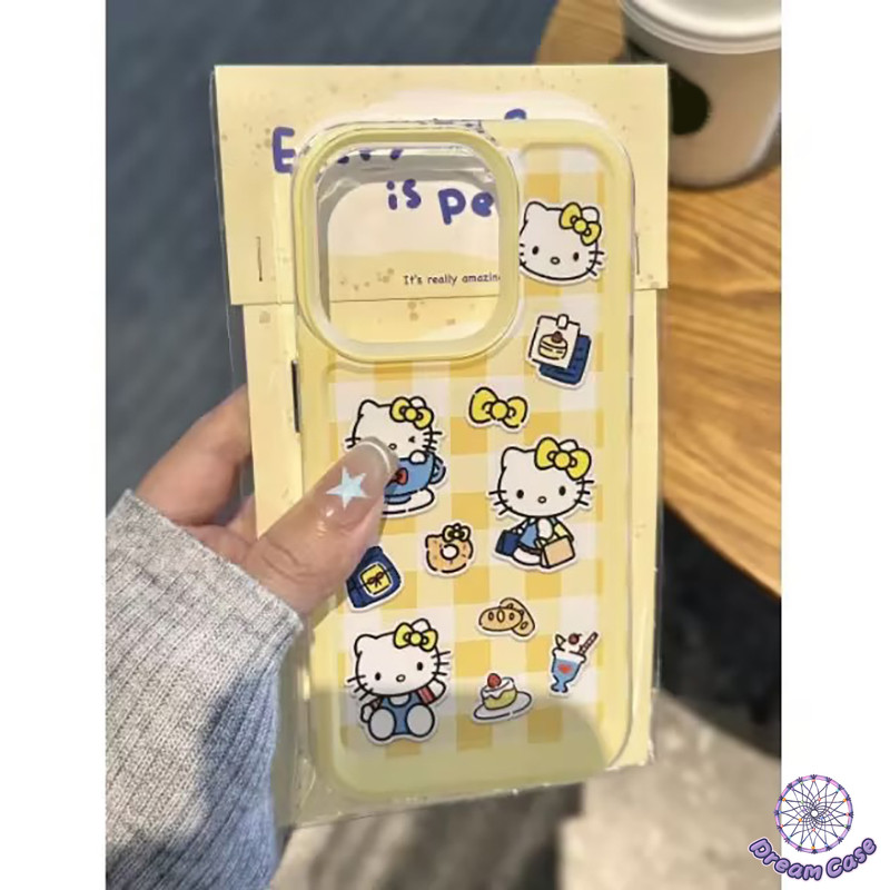 การ์ตูนแมวคิตตี้น่ารักกล่องโบว์โบว์สำหรับ VIVO Y36 Y21 Y91 Y12s Y02 Y16 Y15 Y12i Y33s Y22 Y27Y12 Y17s Y21s Y20 Y17