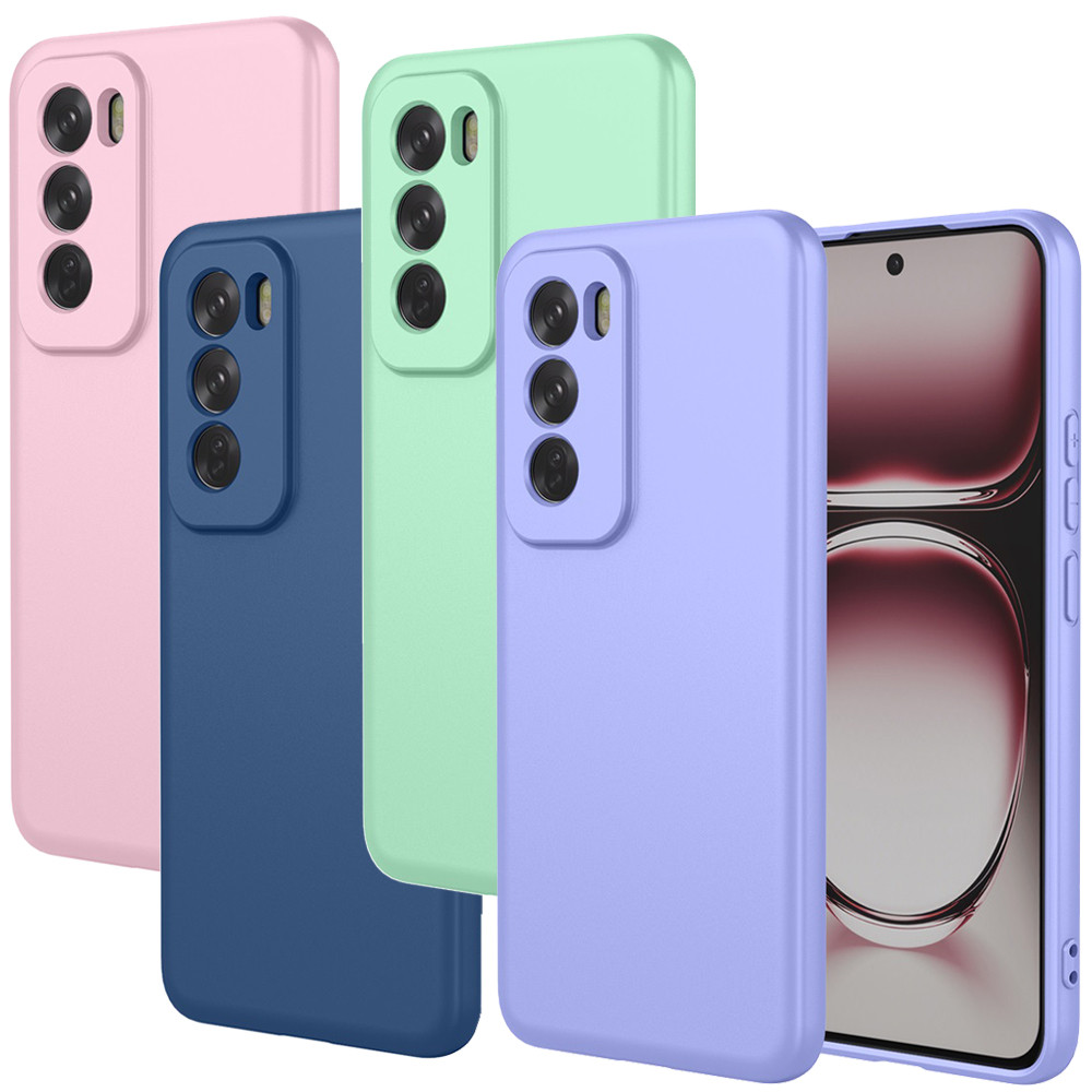 เคสนิ่ม Oppo Reno 12 5G/Reno 12 pro 5G เคสหลากสี กันรอย คลุมป้องกันกล้อง กันขูดขีด