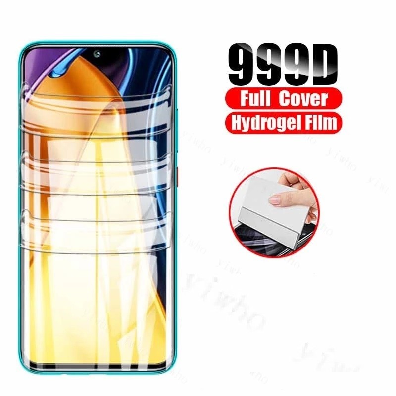 Oppoa33 OppoA17 OppoA2x OppoA1 2 ชิ้น 999D HD Clear Soft Hydrogel ฟิล์มสําหรับ Oppo A1 Pro 5G A33 A3