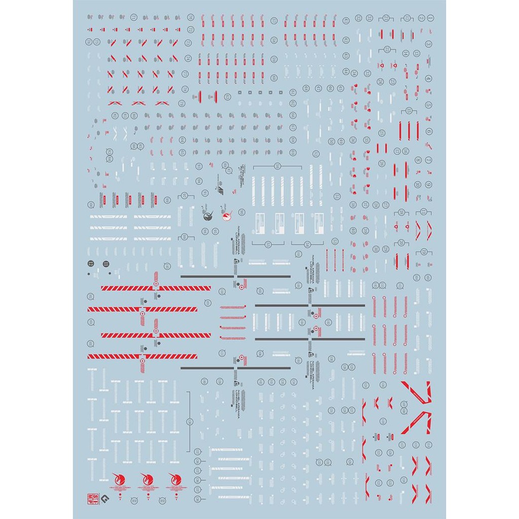 Evo RG 1/144 Full Armor Unicorn Water Slide Decal