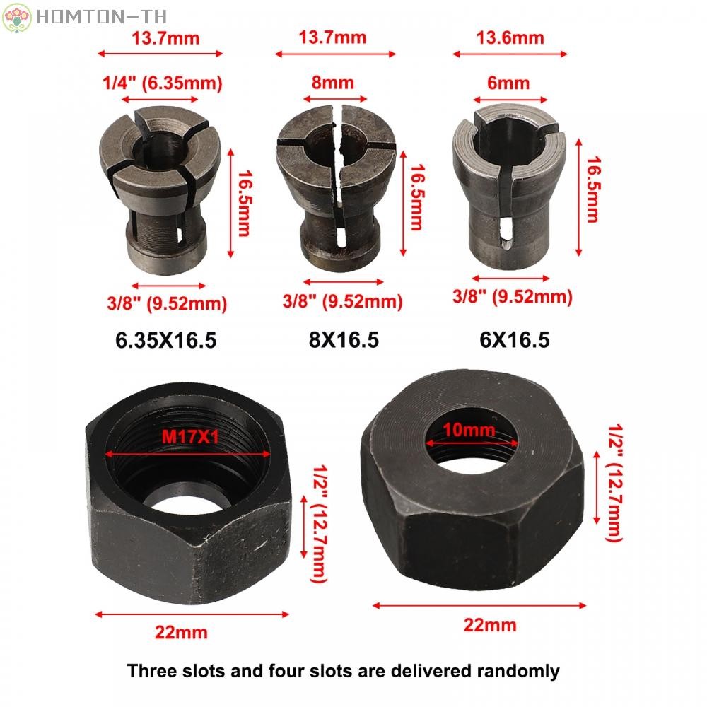Collet Chuck Adapter Nut Package เนื้อหาชื่อผลิตภัณฑ์ S Split Bushing Converters