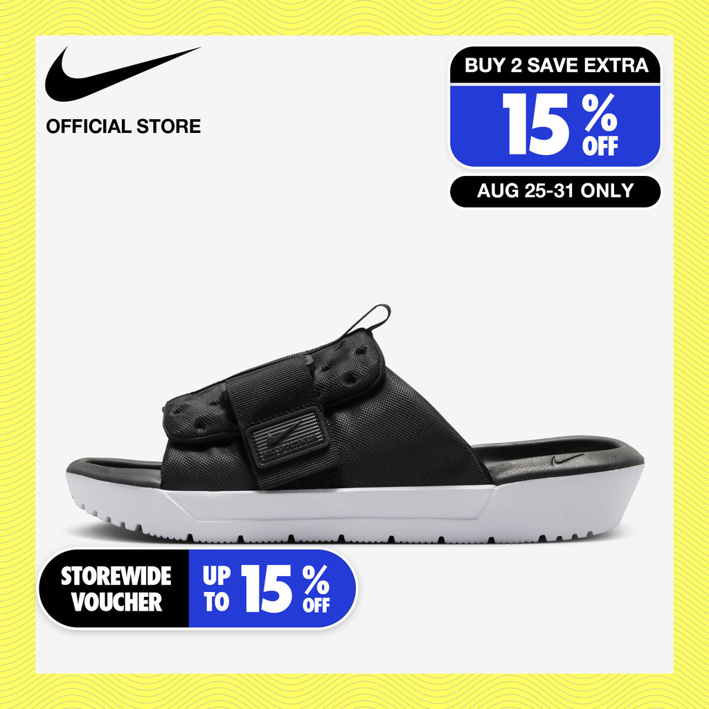 Nike Men's Asuna 3 Slide Next Nature Sandals - Black ไนกี้ รองเท้าแตะผู้ชาย Asuna 3 Slide Next Natur