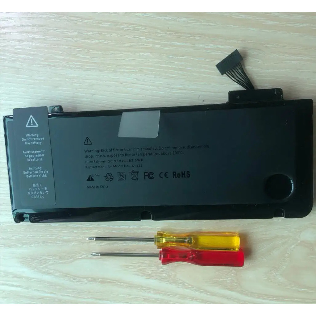 Genuine A1322 A1278 battery for Apple macbook pro 13 inch A1278 2009 2010 2011 63.5wh