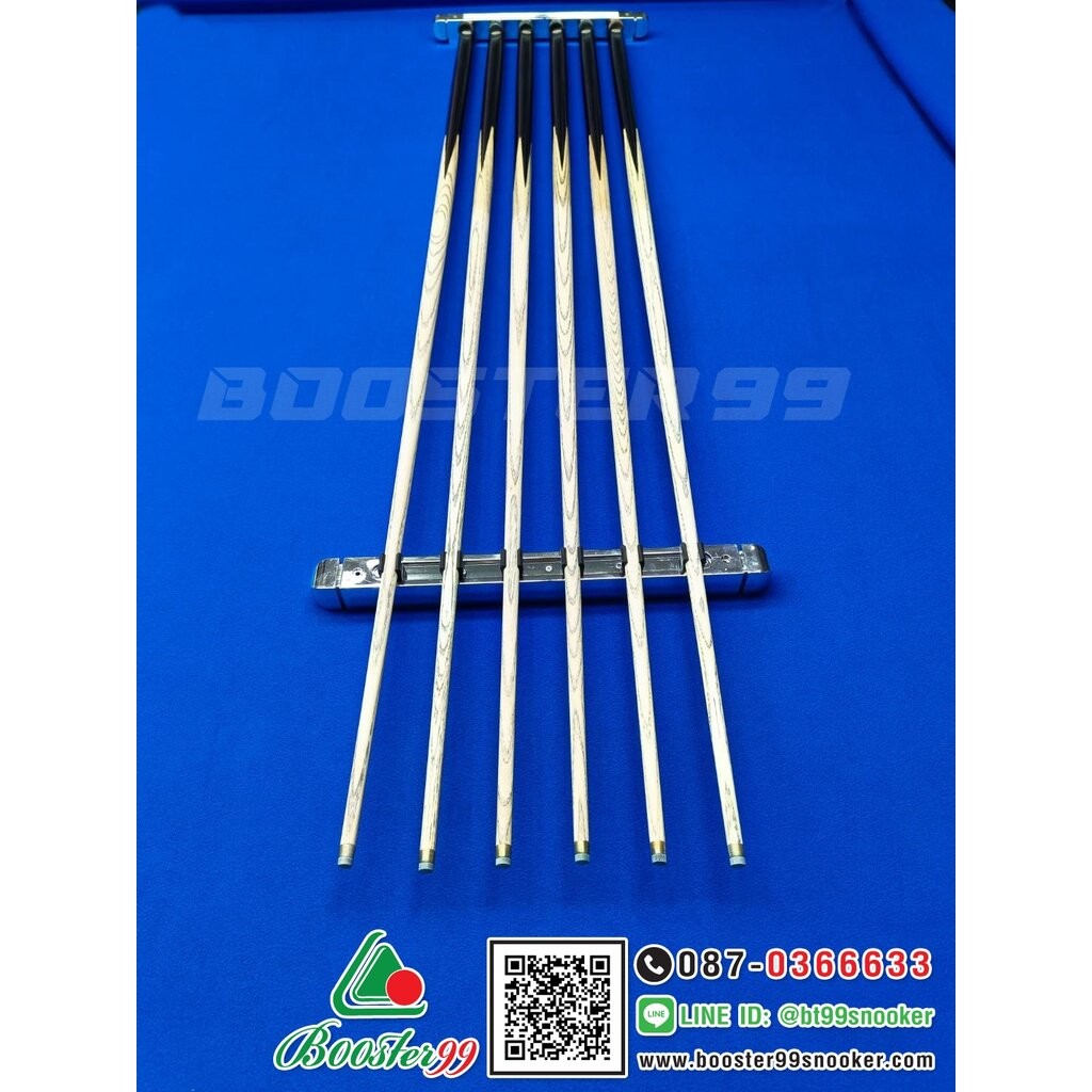 [TN02-TN03] ที่วางไม้คิว ติดผนัง 6 ด้าม พลาสติก สีเงิน-สีทอง - รูปที่ 5