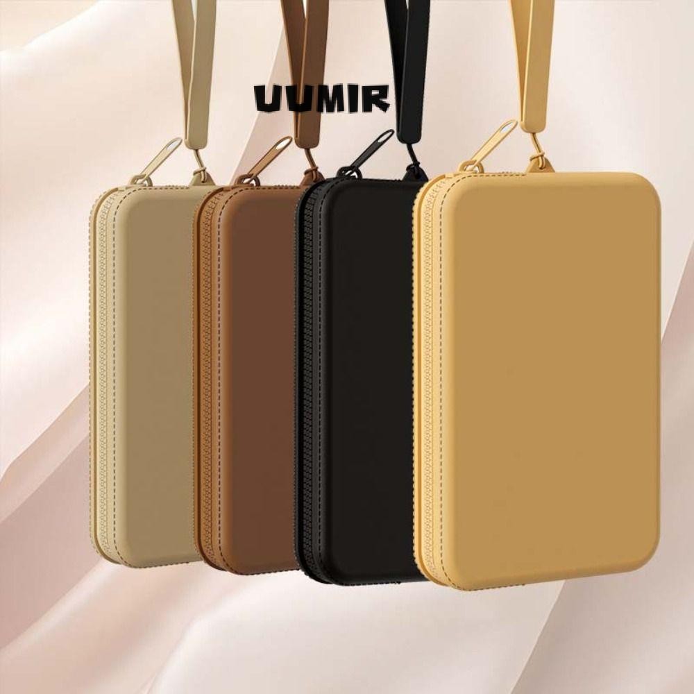 UUMIR กระเป๋าใส่โทรศัพท์แบบแขวน, กระเป๋าเก็บซิลิโคนแบบพกพากันฝุ่น, กระเป๋าใส่เหรียญกันน้ําแฟชั่น