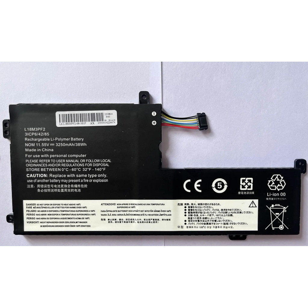 L18M3PF2 แบตเตอรี่แล็ปท็อป For Lenovo IdeaPad L340 L340-15API L340-15IWL L18D3PF1 L18L3PF1 L18C3PF2 