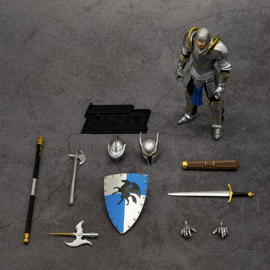 [คลังสินค้าพร้อม] Bfs Boss Strikes 1/18 10th Anniversary Human Knight Skeleton Knight Golden Skeleton