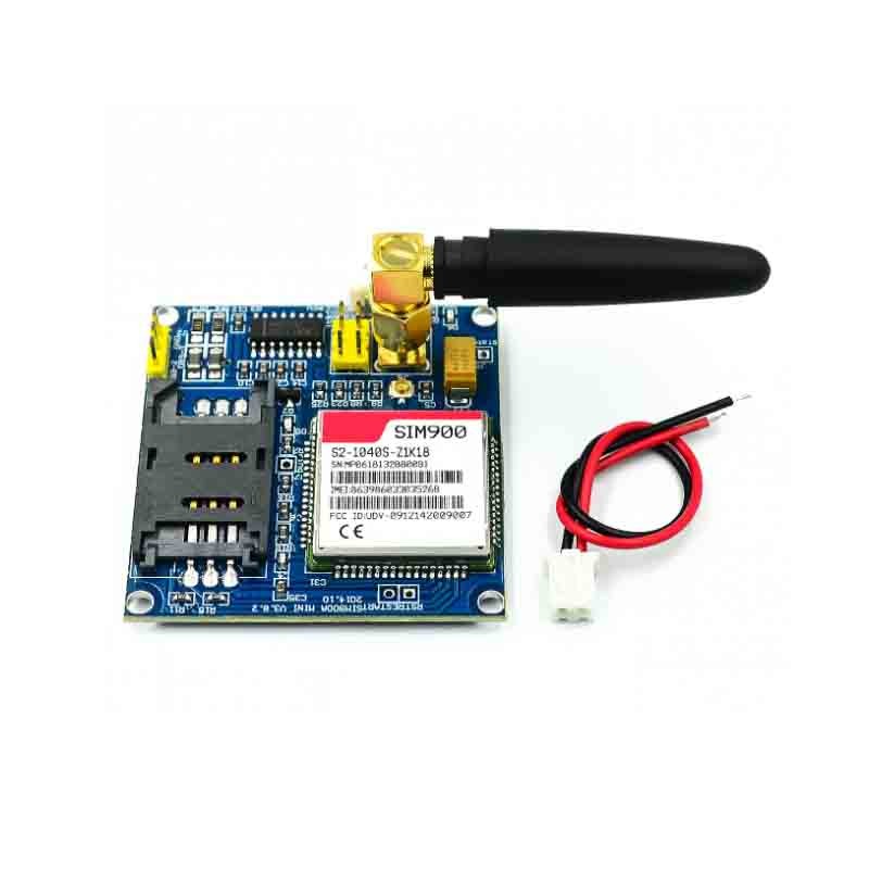 SIM900A SIM900 Mini GSM GPRS โมดูลไร้สาย, ชุดบอร์ดส่งข้อมูลพร้อมเสาอากาศ