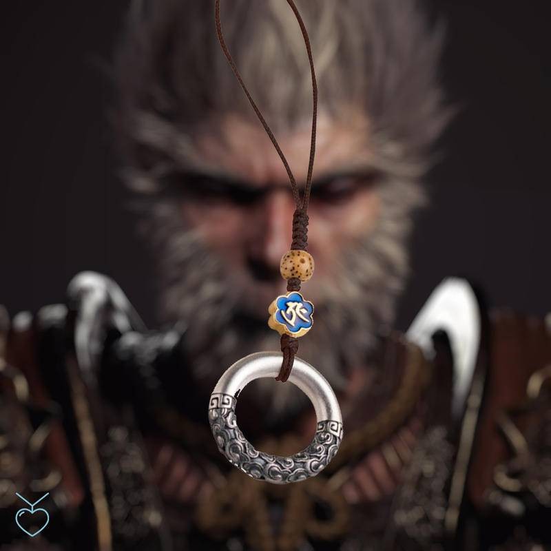 Black Myth Wukong- < Black Myth: Wukong > -Fascist Cloud-Pendant, Zodiac-Benming Buddha-Mobile Phone Lanyard, เชือกพวงกุญแจเมฆมงคล, จี้โซ่โทรศัพท์มือถือ