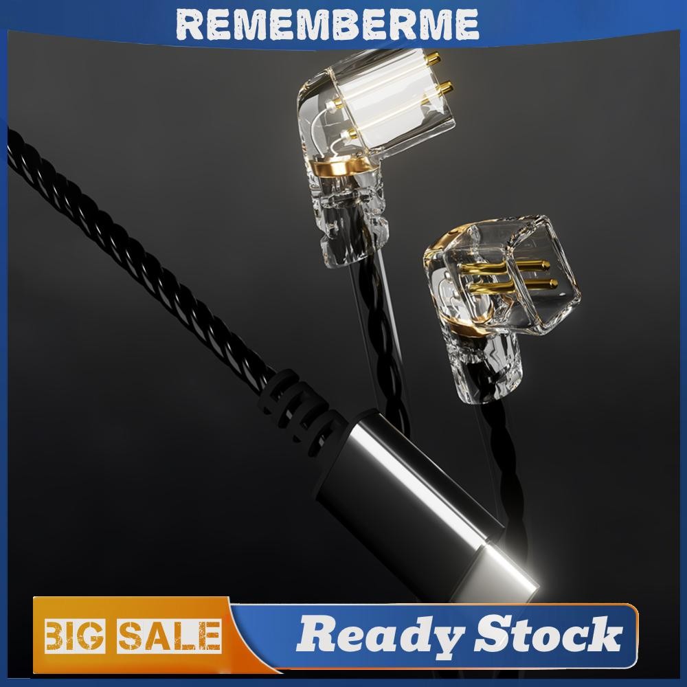 สายถัก 0.75 มม.สายชุดหูฟัง Dual-pin TYPE-C สําหรับ CCA/KZ/TRN/QDC/DUNU/SIMGOT