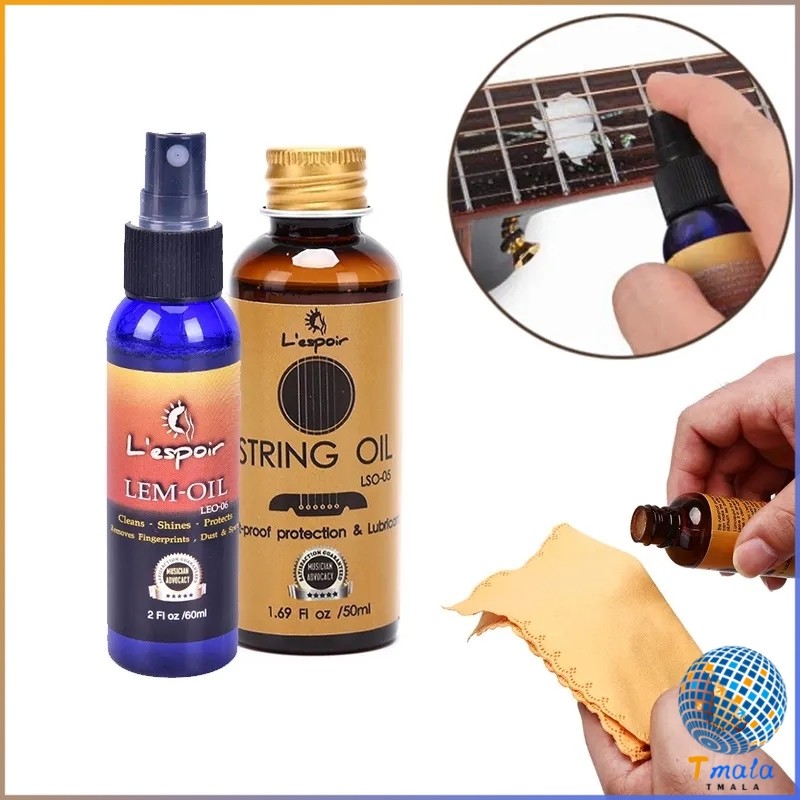 Tmala น้ำมันเช็ดเฟรทบอร์ด น้ำยาเช็ดกีตาร์ เช็ดสายกีตาร์ น้ำมันบำรุงรักษา Guitar care