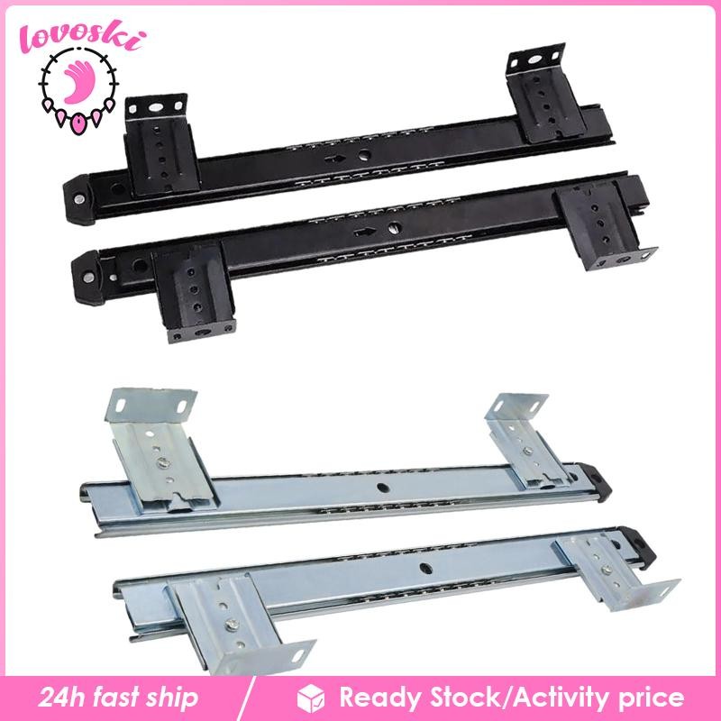 [โลโวสกี้] ชั้นวางลิ้นชัก, รางสไลด์, ชั้นวางคีย์บอร์ดสําหรับบ้าน, ออแกไนเซอร์ที่ปรับได้ภายใต้รางสไลด์โต๊ะ