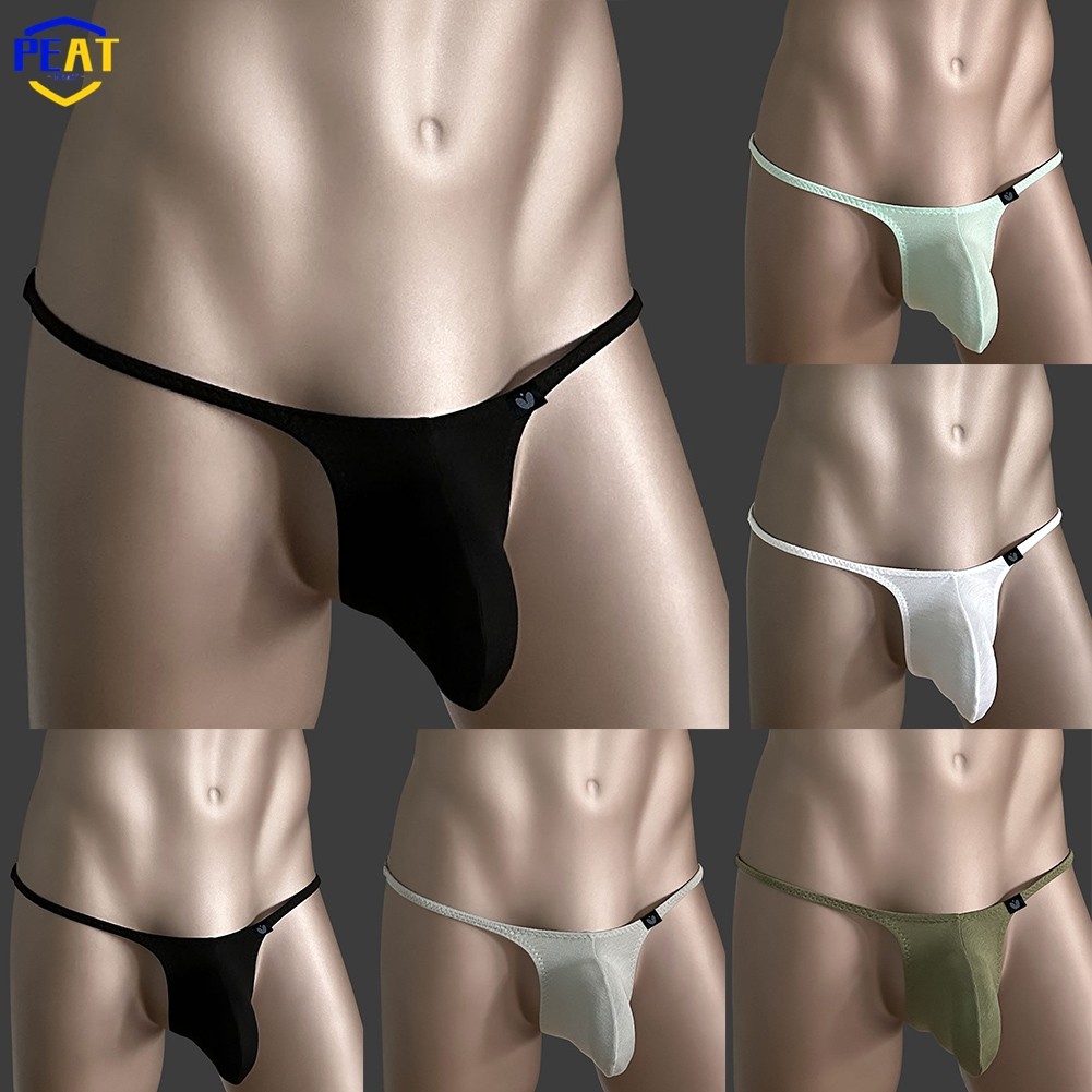 [PEAT] กระเป๋าผู้ชาย Modal Thong String T-back ชุดชั้นในชุดชั้นในชาย Jockstrap กางเกง