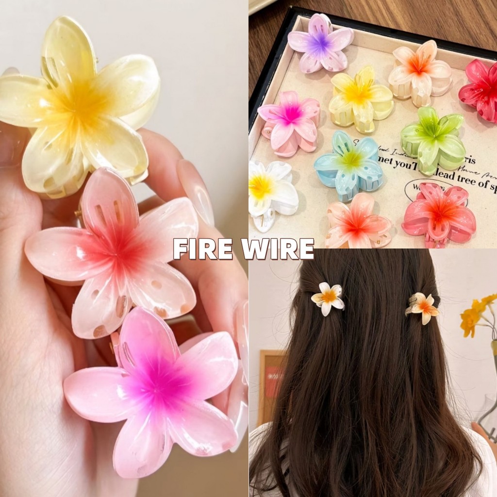 Firewire พร้อมส่ง กิ๊บติดผม กิ๊บหนีบผม ลายดอกไม้ สไตล์ฮาวาย ยุโรป และอเมริกา เครื่องประดับผม (TM-3)