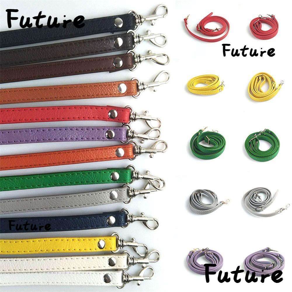Future สายคล้องกระเป๋าถือ สะพายไหล่ สะพายข้าง หนัง ปรับได้ 120 ซม. หลากสี แฟชั่นสําหรับผู้หญิง