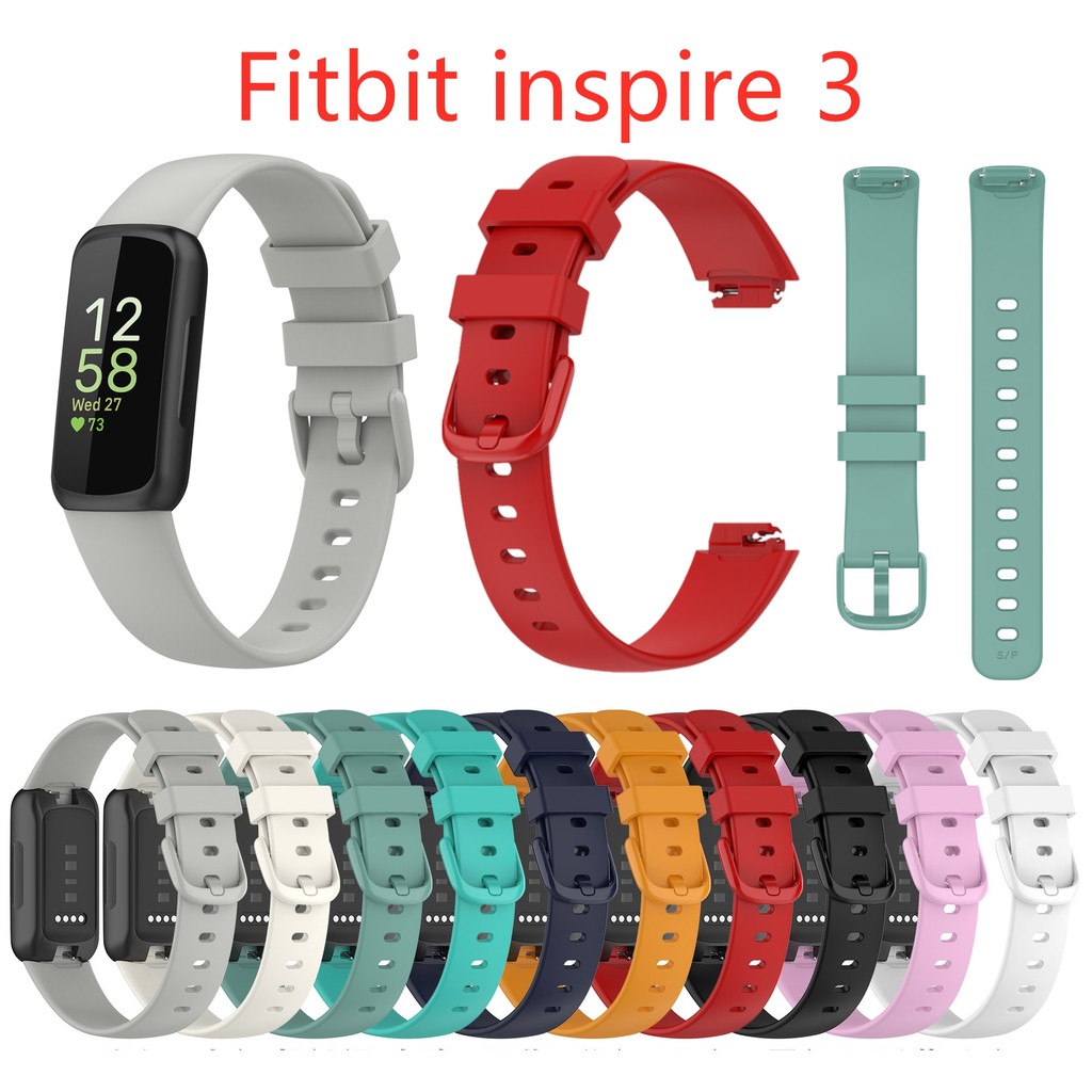 สายรัดซิลิโคนสําหรับ Fitbit Inspire 3 สายนาฬิกาทดแทนสําหรับ Fitbit Inspire3