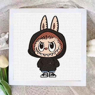ภาพครอสติสคริสตัล ภาพวาดเพชร Diamond Painting DIY ภาพติดเพชรพร้อมกรอบรูป ลายการ์ตูนสุดน่ารัก diy ของขวัญ