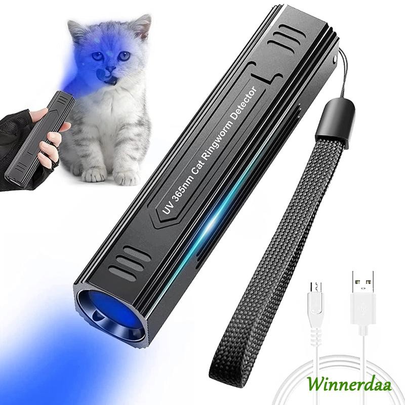 Win Black Light UV ไฟฉายคราบแห้งและ Bed Bug สําหรับแมวกลากเครื่องตรวจจับสําหรับสัตว์เลี้ยงเสื้อผ้ากา