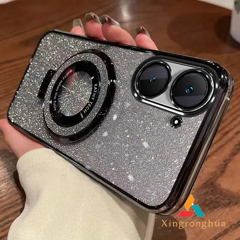 เคส Vivo Y03 Y35 Y36 Y17S Y11 Y12 Y15 Y17 Y27S Y18 Y28 Y02 Y02T Y27S Y02S Y22 Y22S Y16 Y27 Y15S Y15A Y01 Y21 Y21T Y21S Y33S Y20 Y20S G Y20i Y50 Y30 V25E V27E V29E Y19 หรูหรา ชุบแฟลช เคสโทรศัพท์ เปลือกป้องกัน ใสกันกระแทกพร้อมวงเล็บ เคสโทรศัพท์