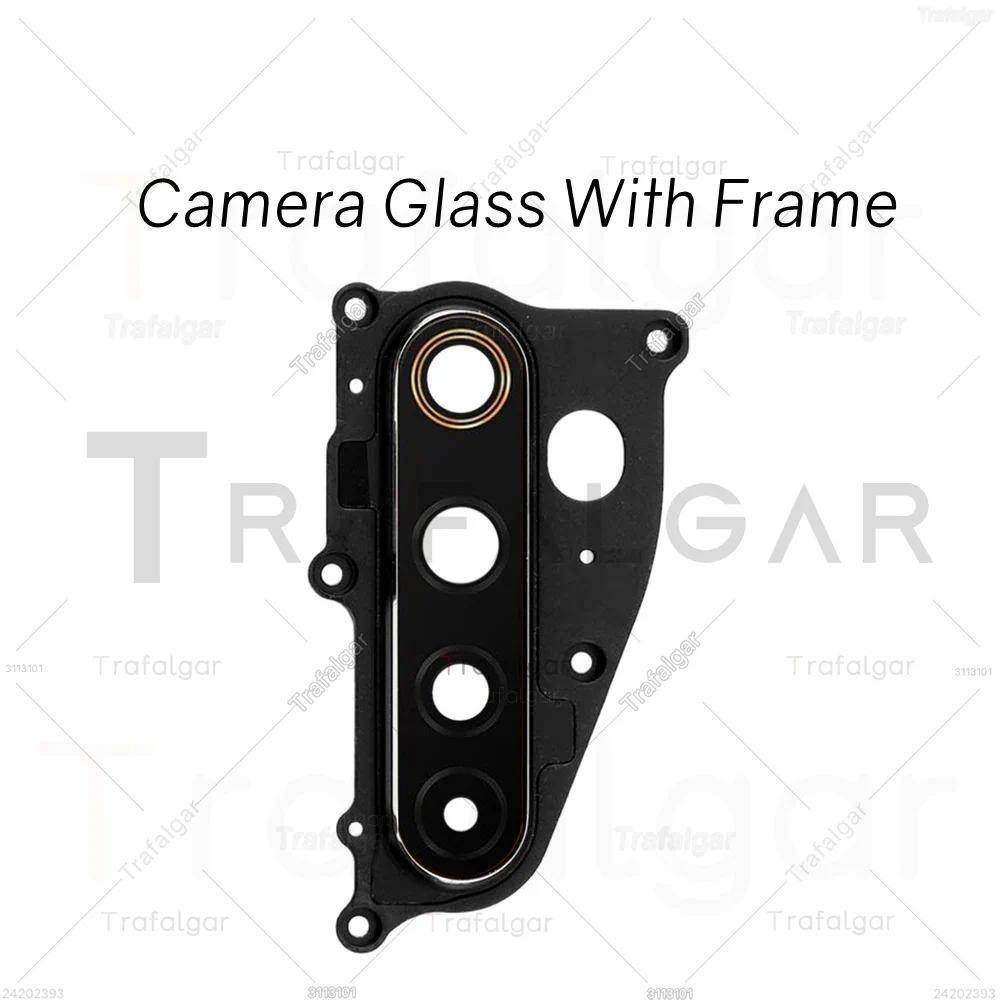 เลนส์กล้องด้านหลังสําหรับ Realme 6 Pro RMX2061 RMX2063 ฝาครอบกระจกกล้องด้านหลังพร้อมการเปลี่ยนกรอบ - รูปที่ 2