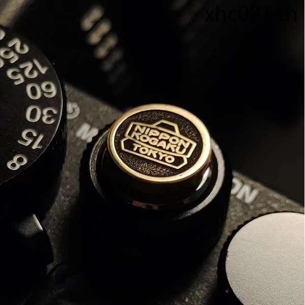 Recent ร้อนขาย Retro ทองเหลืองกล้องชัตเตอร์ปุ่มชัตเตอร์หมวกชัตเตอร์ปุ่มด้ายเหมาะสําหรับ Nikon Zf เก่า logo100 ที่ระลึก