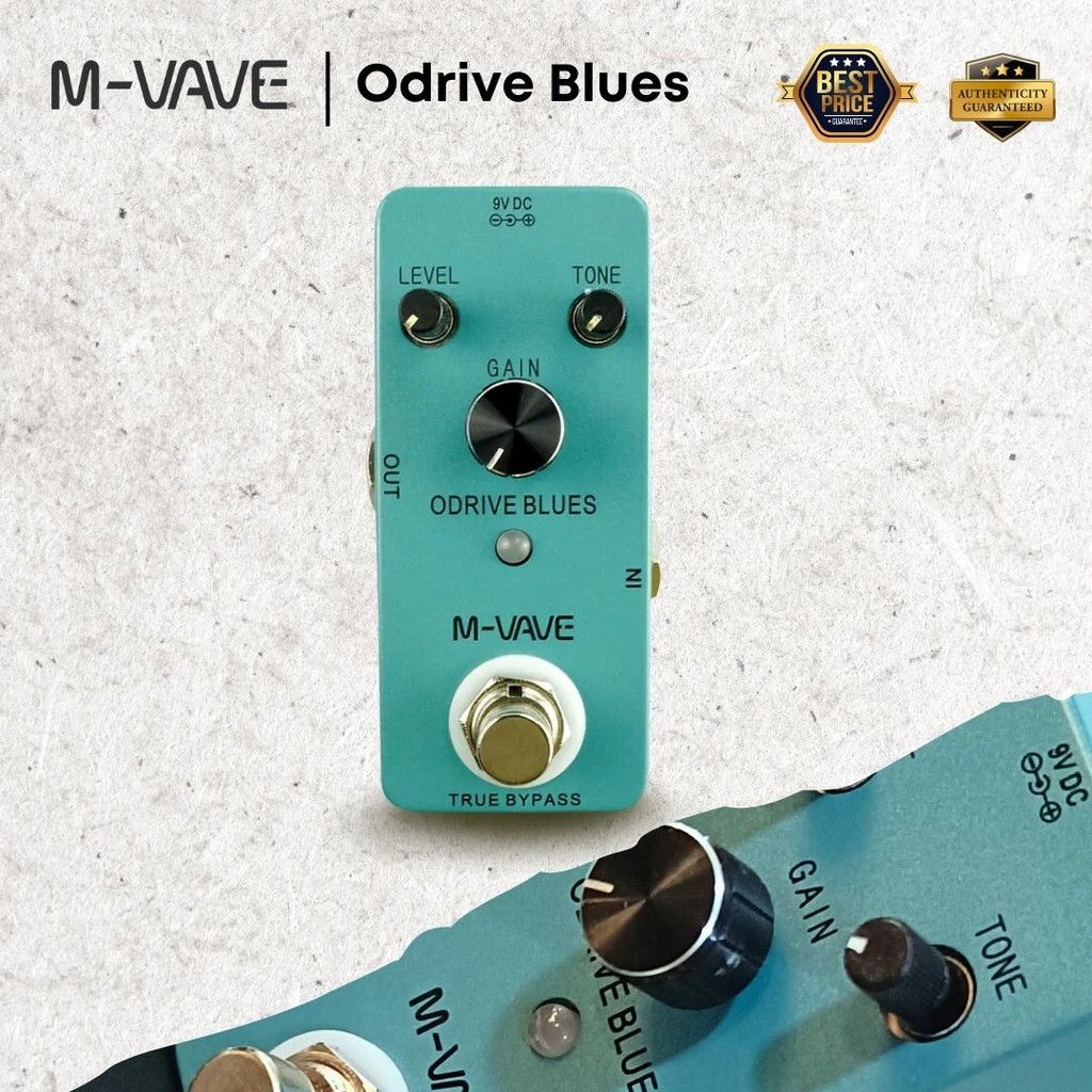 M-VAVE ODRIVE-BLUES Overdrive Guitar Effect Pedal