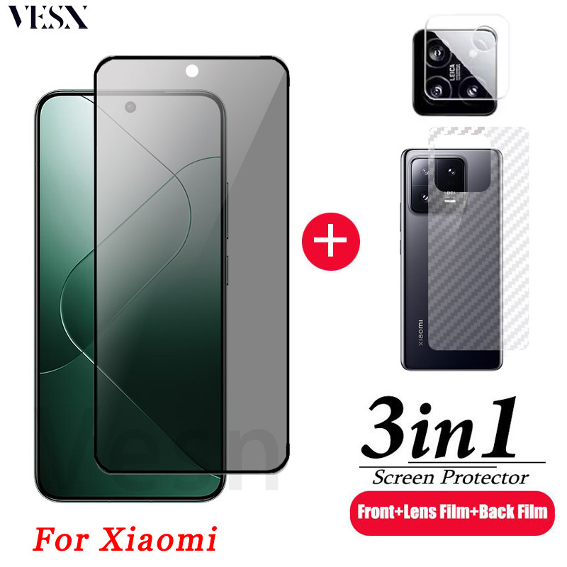 ฟิล์มกระจก เต็มจอ ใช้สำหรับ กันมองกันเสือกรุ่น Xiomi Xiaomi Mi 14 13T 13 12 12T 11 11T 10T 9 9T Lite Pro 4G 5G 2024
