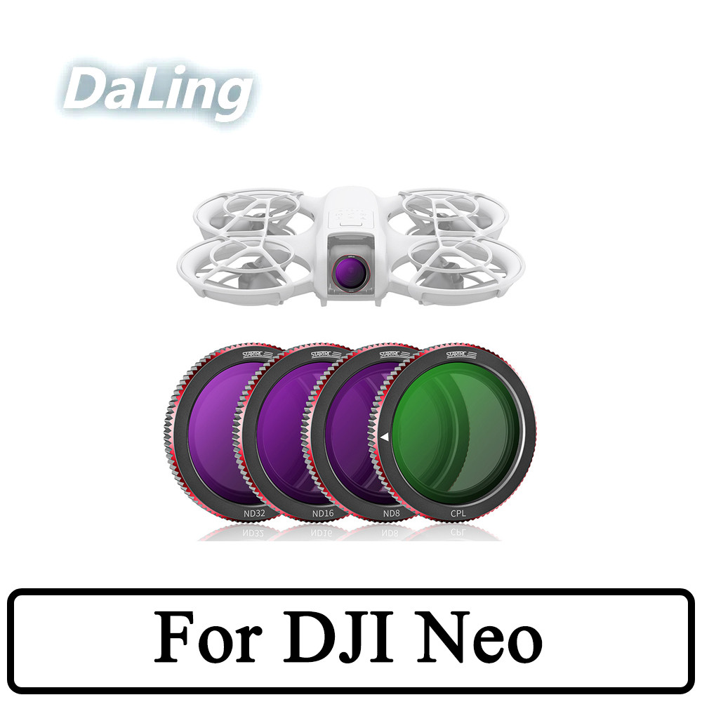 ชุดกรองกล้องเที่ยวบินสําหรับเลนส์ป้องกันตัวกรอง DJI Neo CPLND Dimming เลนส์โพลาไรซ์ DJI Neo อุปกรณ์เสริม