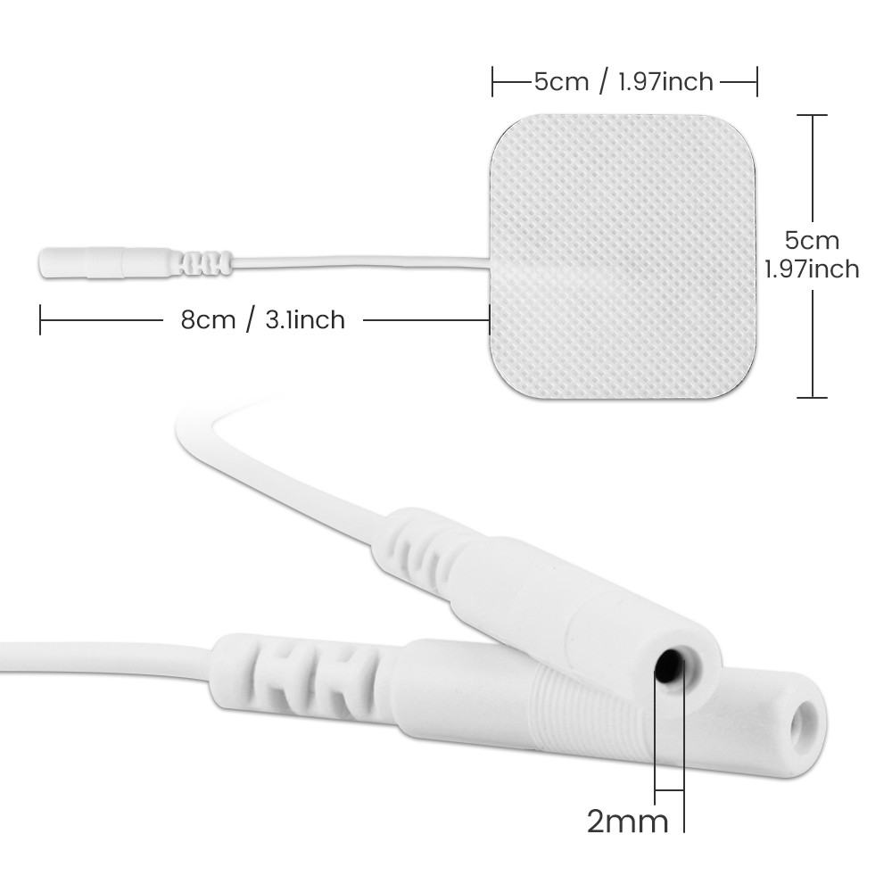 Jbmbhc EMS Electrode Pads Slim Electro Pad สําหรับ Tens รูปที่ 7