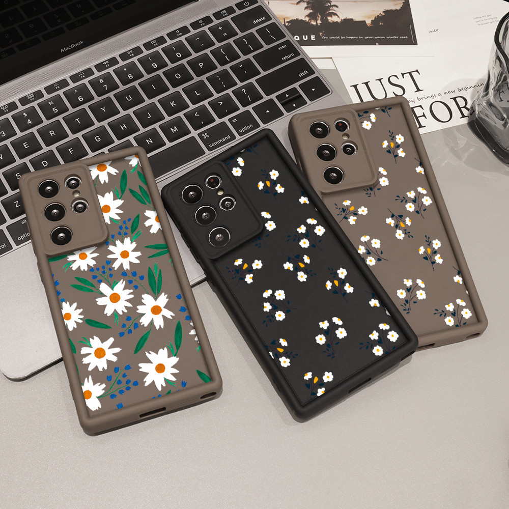 เคสซิลิโคนเหลว for Samsung A55 5G A54 A53 A52 A35 A34 A33 A32 A25 A16 A15 A13 A06 A05 S23 S24 Ultra S22 Plus S21 S20 FE