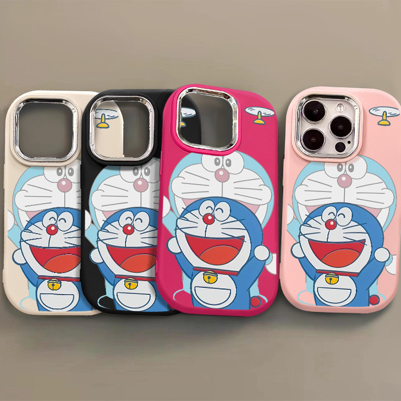 น่ารักหัวเราะ Dingdang Cat เคสโทรศัพท์สําหรับ IPhone 15 14 13 12 16 Pro Max XR X/XS Max 7 8 Plus มูลค่าสูงความงามน่ารัก Anti Drop ซิลิโคนอ่อนนุ่มเคสโทรศัพท์