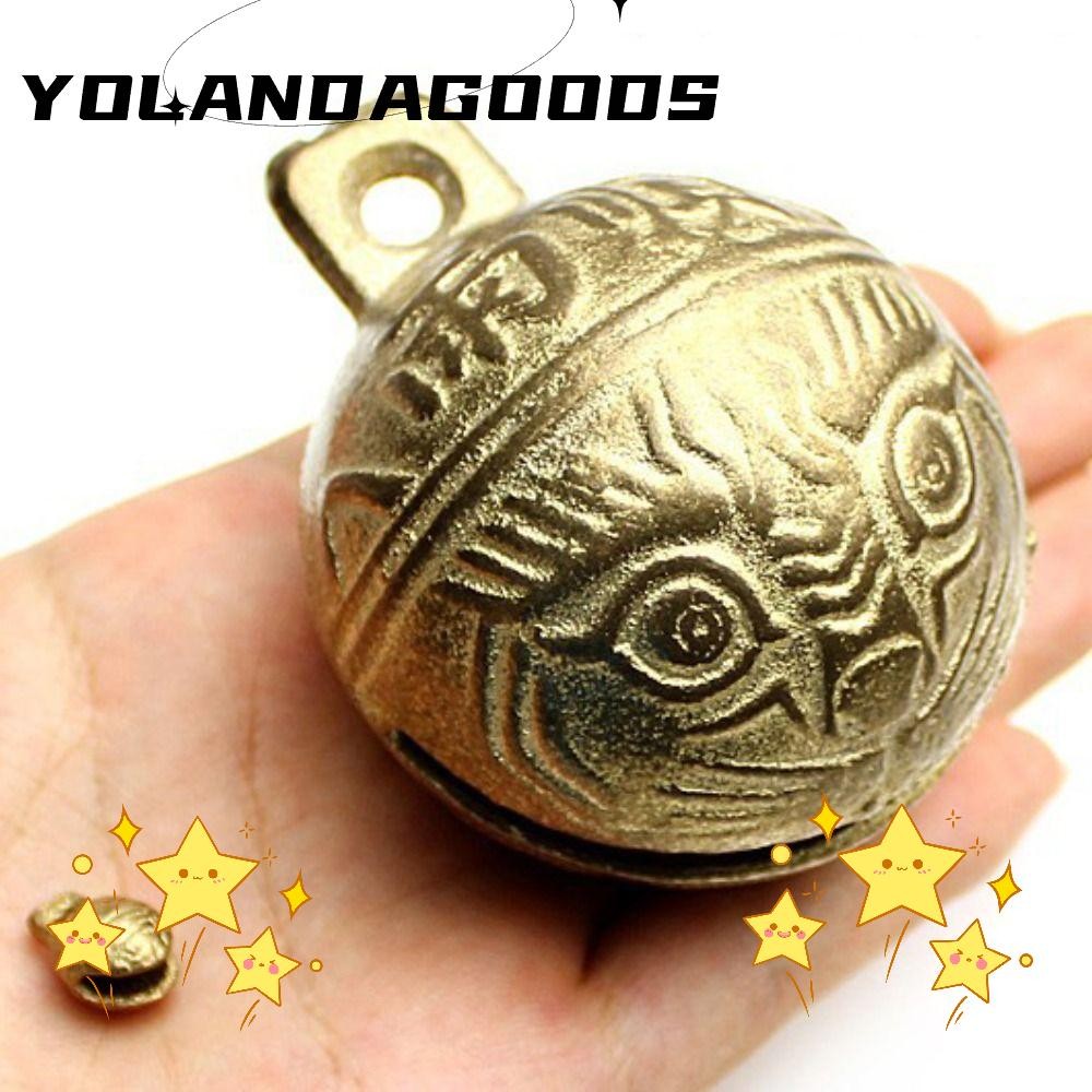Yola กระดิ่งปลอกคอสุนัข, กระดิ่งทองแดง, กระดิ่งทองเหลืองขนาดเล็ก, 11mm14mm16mm18mm20mm Vintage Craft Bells