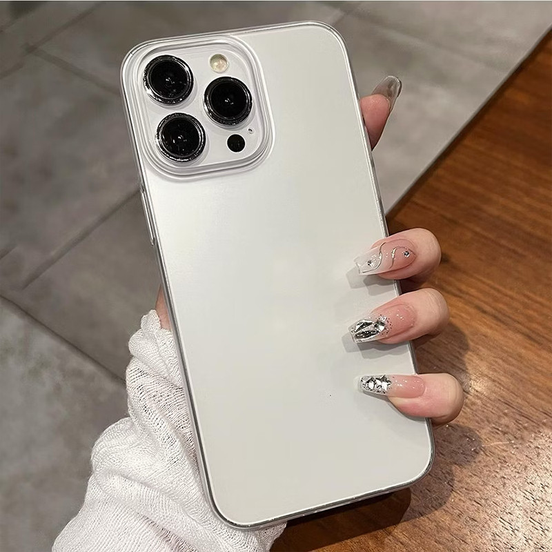 ส่งจากไทย เคสโทรศัพท์มือถืออะคริลิคใส For iPhone 13 14 15 เคส ไอโฟน11 12ProMax 7 8Plus X XS XR กันกระแทก ส่งจากไทยสินค้า