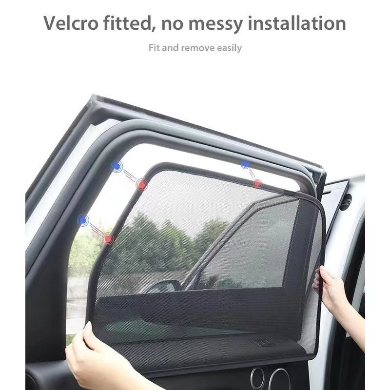 ม่านบังแดดแม่เหล็ก Honda ACCORD BRV CRV CITY CIVIC HRV JAZZ ม่านบังแดดรถยนต์หน้าต่างด้านข้างอัตโนมัติ - รูปที่ 4