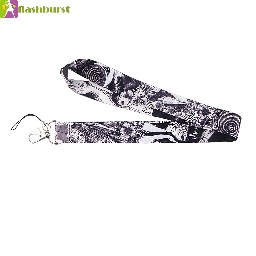 Flashburst Junji Ito Phone Accessories Camera Mobile Phone Straps Badge Holder for key ID Card Neck 